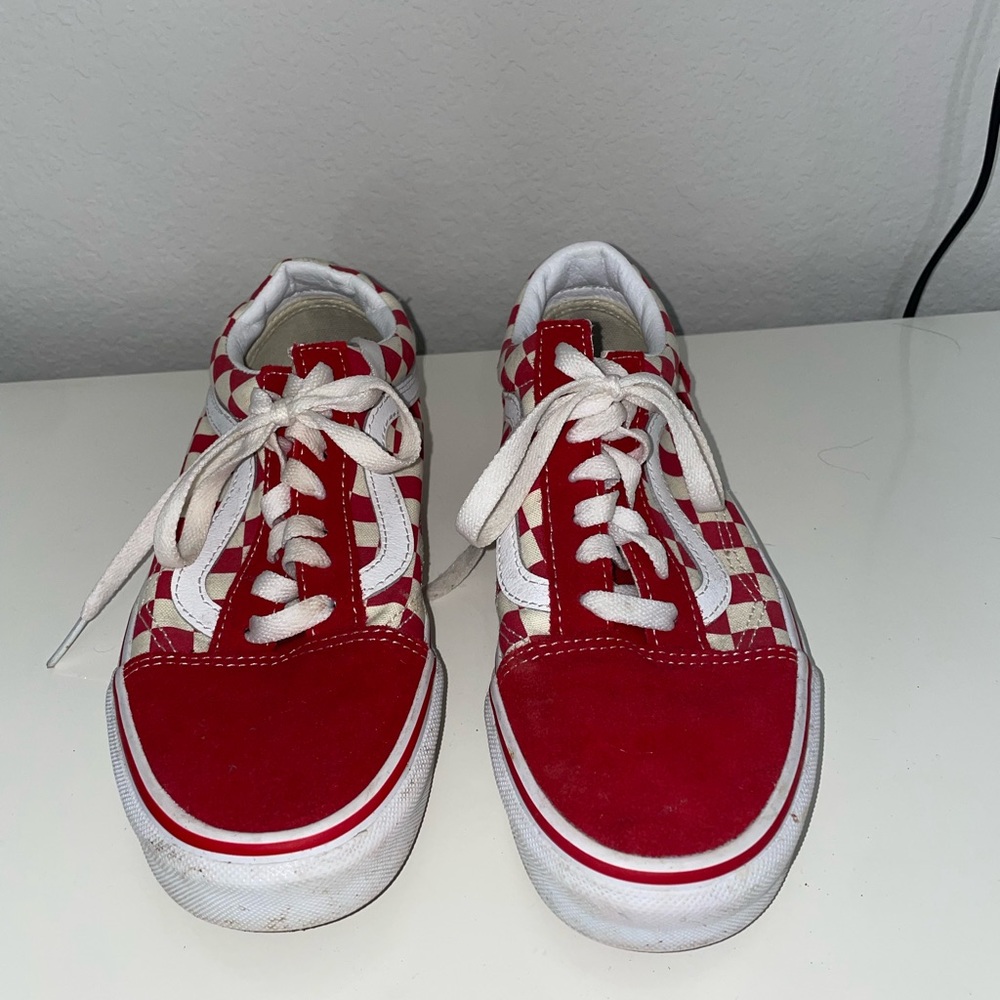 Vans, Red Checkerboard, 5.5M/7W